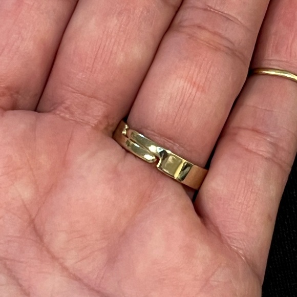 NWT Bulk Wholesale Gold Tone, Rhinestone Feather Leaf-shaped Rings - Picture 4 of 6